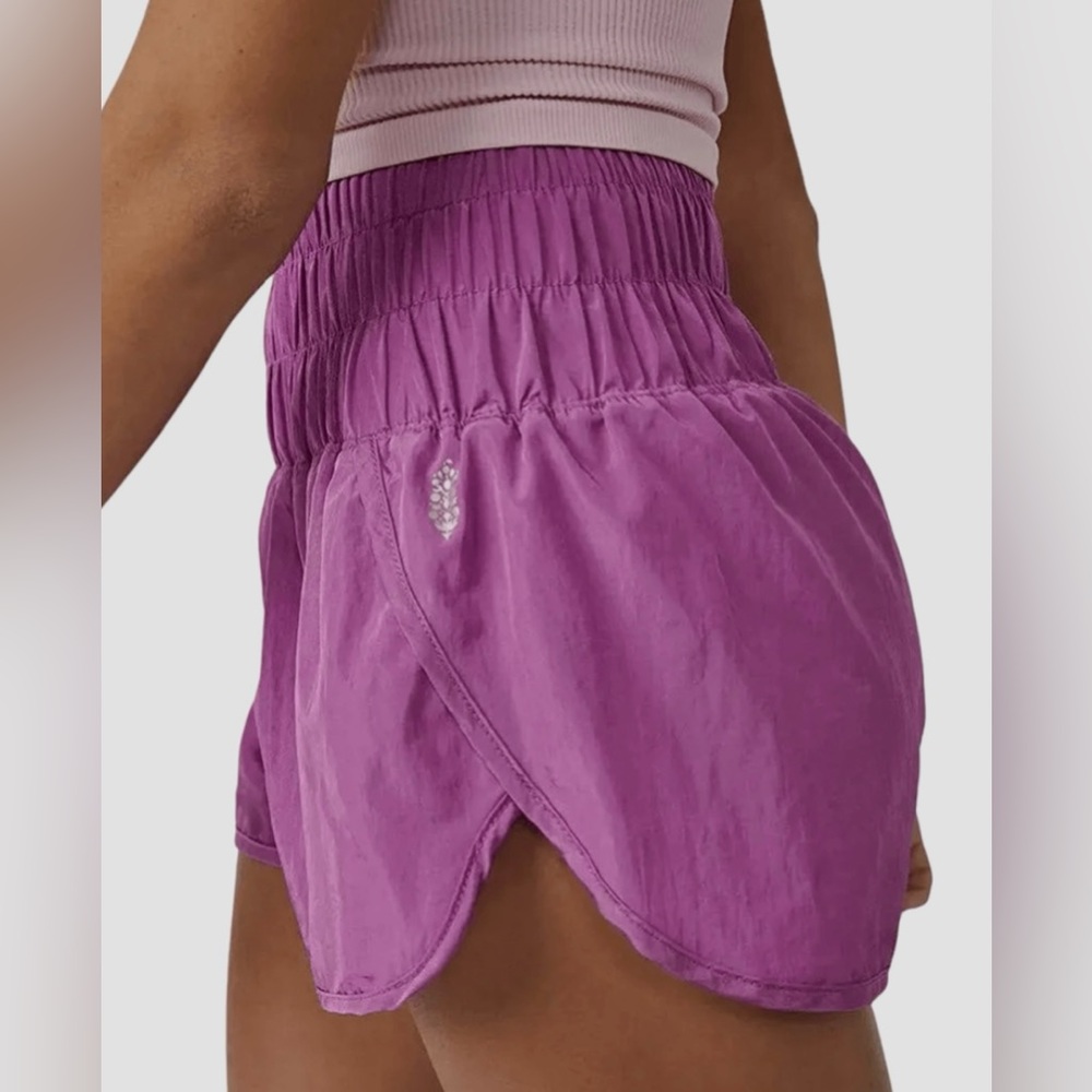 Free people, movement, athletic shorts, women’s size, small, purple with lining